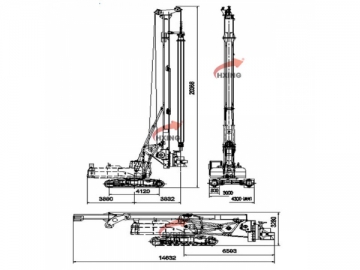 Máquina de perforación rotatoria HQR 200D