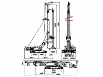 Máquina de perforación rotatoria HQR 300Z