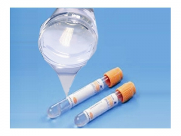Caucho de silicona para separación de sangre