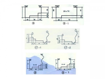 Máquina perfiladora de marcos de puertas