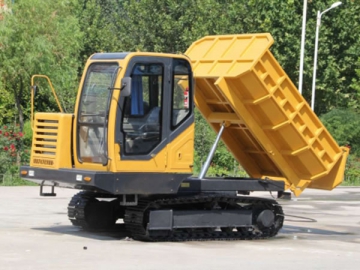 Tractor de volteo / Transportadora de volteo sobre orugas con rodaje de acero HY-300