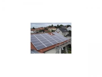 Pata en L, Gancho curvado para tejados solares