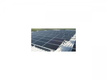 Pata en L, Gancho curvado para tejados solares