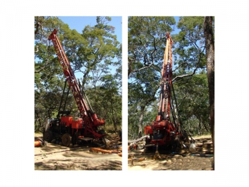 Máquina perforadora hidráulica saca núcleos o muestras para superficies YDX-1200