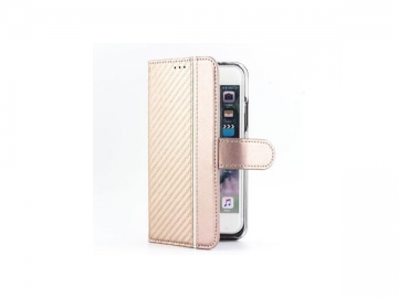 Funda flip cover de cuero sintético para iPhone X