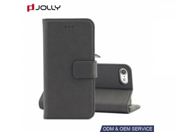 Funda cartera con agujero de altavoz para iPhone 8