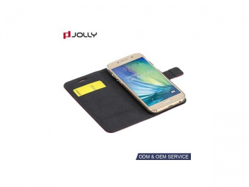 Funda cartera flip cover de PU para Galaxy A5