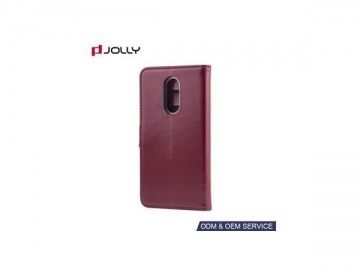 Funda flip cover de cuero para Lenovo K6 Note