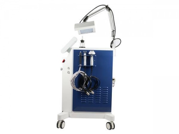 Máquina para terapia fotodinámica de radiofrecuencia con chorro de oxígeno