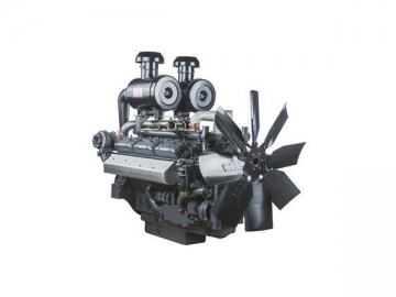 Motor industrial diésel SC25/27G para generador comercial