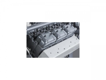 Motor industrial diésel SC25/27G para generador comercial