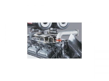 Motor industrial diésel SC25/27G para generador comercial