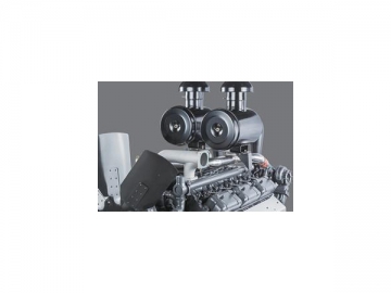 Motor industrial diésel SC25/27G para generador comercial