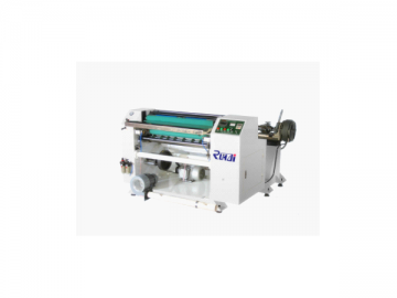 Máquina rebobinadora cortadora longitudinal de papel fax